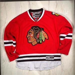 REBOOK CHICAGO BLACKHAWKS JERSEY